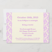 お写真を追加してサプライズ60歳の誕生日招待状 招待状 (裏面)