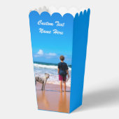 お写真を飾ったオリジナルポップコーンボックス（お名前入り) フェイバーボックス (裏面)