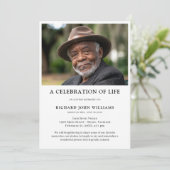 お写真 生命のお祝い 追悼式 招待状 (スタンド正面)