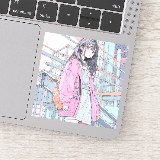 お出かけJKシール|寿司娘 Seal GenerativeAI シール (詳細)