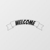 お出迎え バナー リボン, ウィンドウサイン (シート)