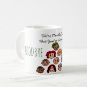 お別おもしろいれ同僚ボス – 私たちの大部分は悲しい コーヒーマグカップ (正面左)