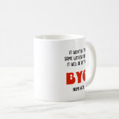 お別おもしろいれ同僚マグカップ – あなたなしで良い コーヒーマグカップ (正面右)