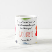 お別おもしろいれ同僚マグカップ – セラピストを見る コーヒーマグカップ (中央)