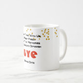 お別れおもしろいの同僚 – 退任ギフト コーヒーマグカップ (正面右)