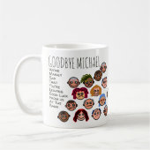 お別れおもしろいCO-WORKERボス – 私たちの大部分は悲しい コーヒーマグカップ (左)