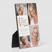 お別れの翼 レディ ローズゴールド 追悼写真 フォトプラーク (側面)