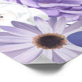 お別れの花の葬儀の祝い ポスター (角)