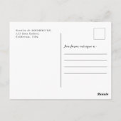 お別れの記念 スペイン語 感謝の写真 ポストカード (裏面)