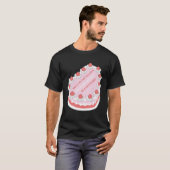お別れケーキアイディア仕事仲間の感謝 Tシャツ (正面フル)