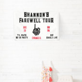 お別れツアー、音楽フェスティバル、独身最後の週末 横断幕 (インサイチュ)