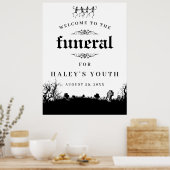 お別れテーマ RIP 20代 20s ユーモア 30歳 誕生日 ポスター (キッチン)