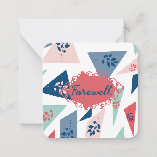 お別れノートカード ノートカード (正面)