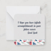 お別れノートカード ノートカード (裏面)