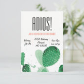 お別れパーティーの招待状 招待状 (スタンド正面)