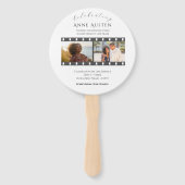 お別れ会プログラム扇子 クラシック＆ソフト ハンドファン (裏面)