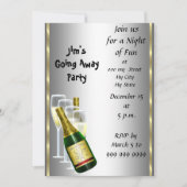 お別れ会招待状 招待状 (正面)