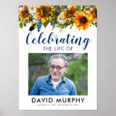 お別れ会歓迎看板 | 生前の感謝と追悼 ポスター (正面)