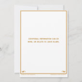 お別れ会　さようなら　招待 招待状 (裏面)