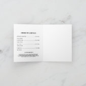 お別れ会・生前葬のご案内 花 招待状 (内部)