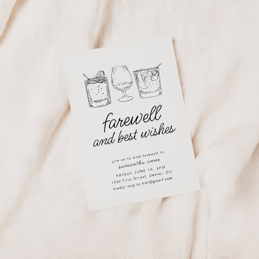 お別れ会　移転祝い　飲み会招待状 招待状