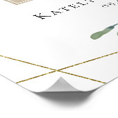 お別れ会・葬儀 生命の写真 ウェルカムサイン ポスター (角)