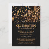 お別れ会 記念 中国風 スカイランタン 招待状 (正面)