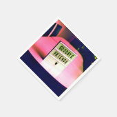 お別れ友達がピンクを聞いた スタンダードカクテルナプキン (角)