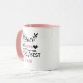 お別れ同僚ギフト最高の今友達 マグカップ (正面左)