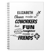 お別れ同僚ボス – 私たちは友達カスタムだ ノートブック (正面)