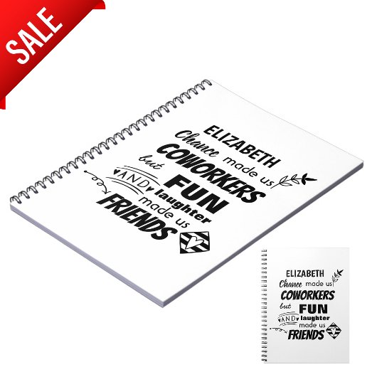 お別れ同僚ボス – 私たちは友達カスタムだ ノートブック