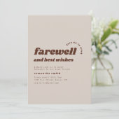 お別れ最高のと願い退職引越パーティー 招待状 (スタンド正面)