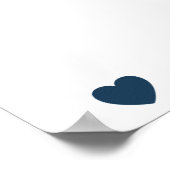 お別れ離れのパーティーゲストブックポスター ポスター (角)