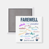 お別れ – さようなら恋しく思ね マグネット (正面/裏面)