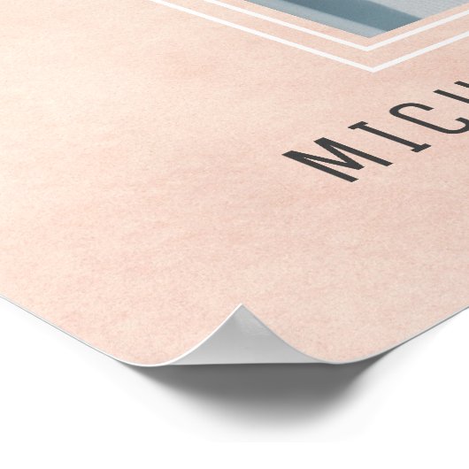 お別れ ピンク ライフのお祝い 看板 ポスター (角)