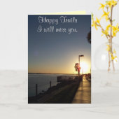 お別れ/大事な行事_カード カード (黄色い花)