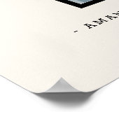 お別れ 花 生命の祝い ウェルカムサイン ポスター (角)