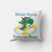 お前おもしろいのドラゴンを浮かべるものは クッション (裏面)