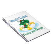 お前おもしろいのドラゴンを浮かべるものは ノートブック (右側)