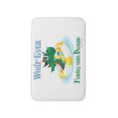 お前おもしろいのドラゴンを浮かべるものは バスマット (正面縦)