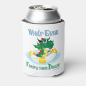 お前おもしろいのドラゴンを浮かべるものは 缶クーラー (缶裏面)