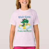 お前おもしろいのドラゴンを浮かべるものは Tシャツ (正面)
