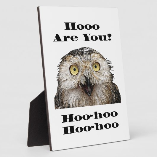 お前か？お前は何者だ？ フォトプラーク (側面)