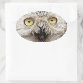 お前か？お前は何者だ？ 楕円形シール (バッグ)