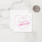 お前か？私が？ずっと一緒に？ ノートカード (正面/裏面インサイチュ)