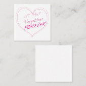 お前か？私が？ずっと一緒に？ ノートカード (正面/裏面)