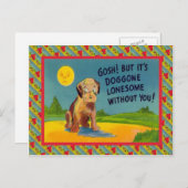 お前がいないそのドゴネは寂しい ポストカード (正面/裏面)