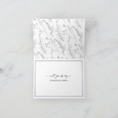 お前がいないと言えないよ、ブライドメイドの提案 カード (内部)