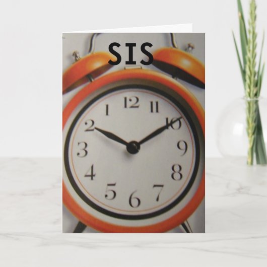 「お前がいなければ人生は後ろ向きになる」 カード (正面)