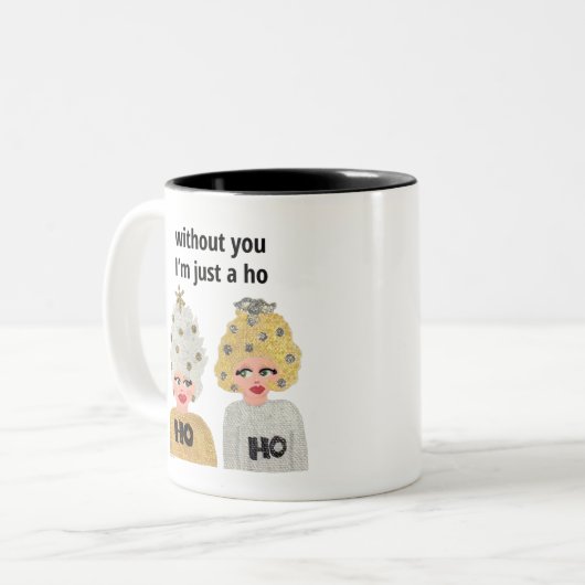 お前がいなければ俺はただの宝だ ツートーンマグカップ (正面左)